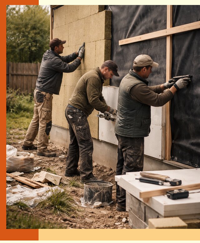 Утепление дачного дома под ключ в Верхнем Уфалее
