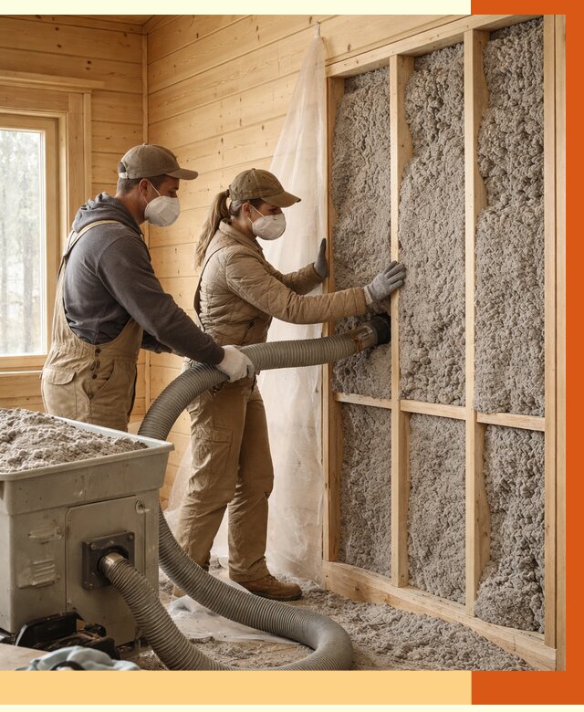 Утепление дачного дома эковатой в Верхнем Уфалее от 1484 руб./м2 — комплексно, ТепломастерВрф