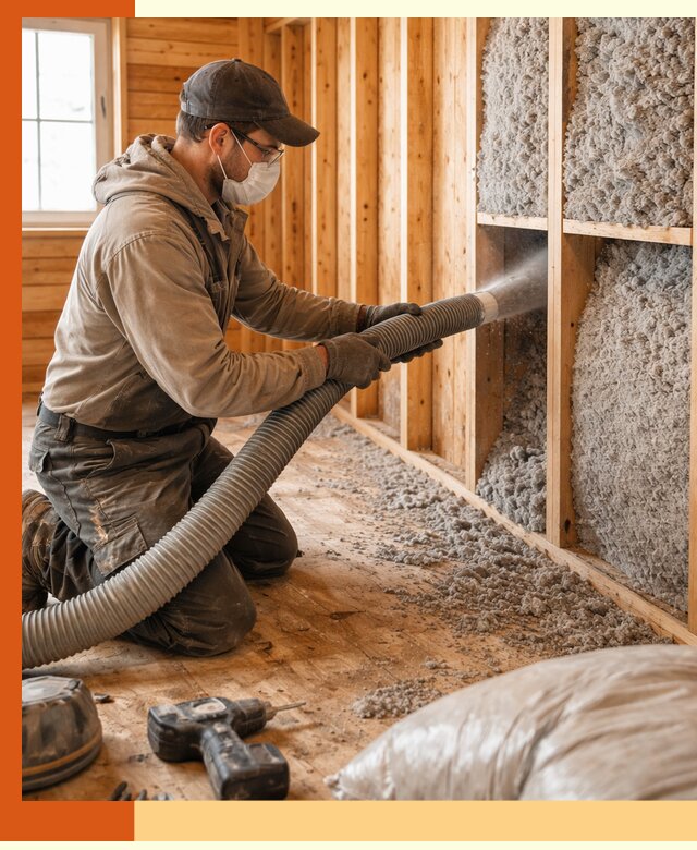 Утепление дачного дома эковатой в Верхнем Уфалее — быстро и надёжно