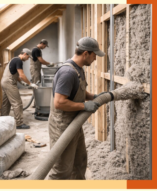 Утепление таунхауса эковатой в Верхнем Уфалее от 2251 руб./м² — монтаж и задувка | ТепломастерВрф