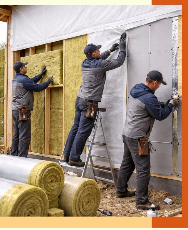 Утепление каркасного дома в Верхнем Уфалее от 4298 руб./м2 — профессионально | ТепломастерВрф