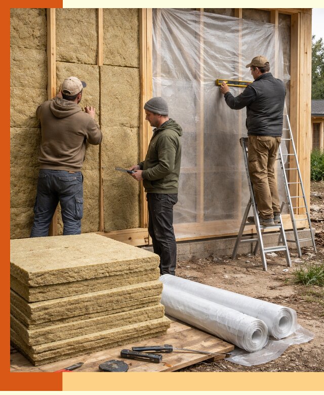 Утепление каркасного дома в Верхнем Уфалее под ключ с гарантией качества