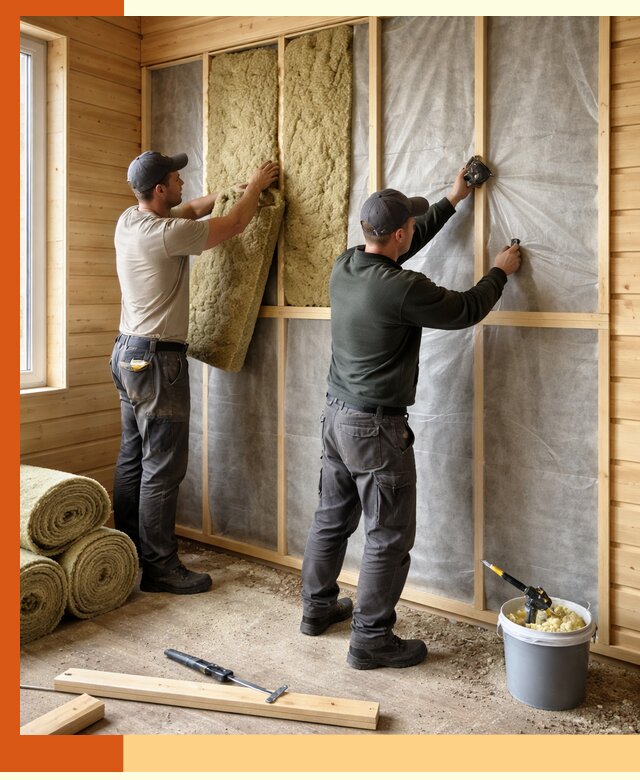 Утепление дома из минибруса в Верхнем Уфалее: комплексные теплоизоляционные работы