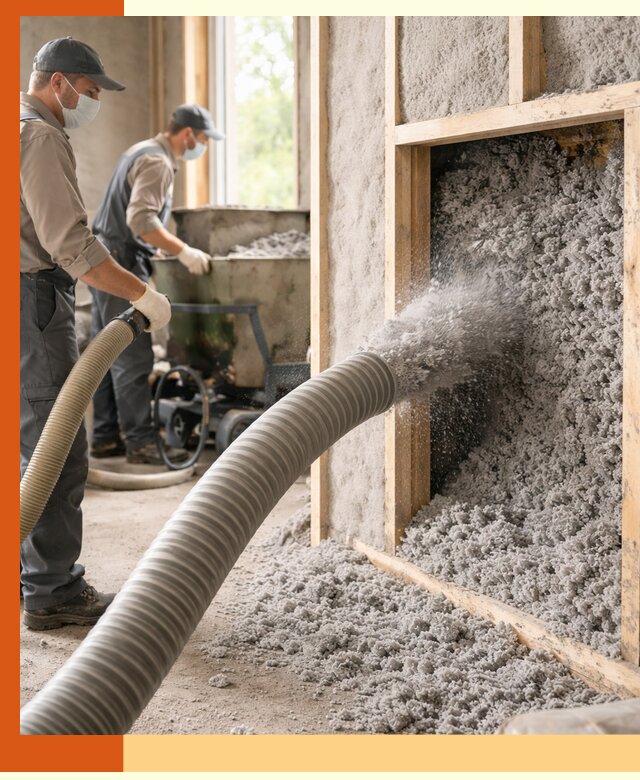 Утепление коттеджа эковатой в Верхнем Уфалее с гарантией качества