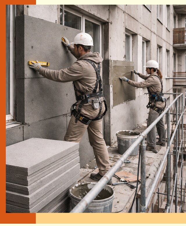 Утепление квартиры снаружи под ключ в Верхнем Уфалее