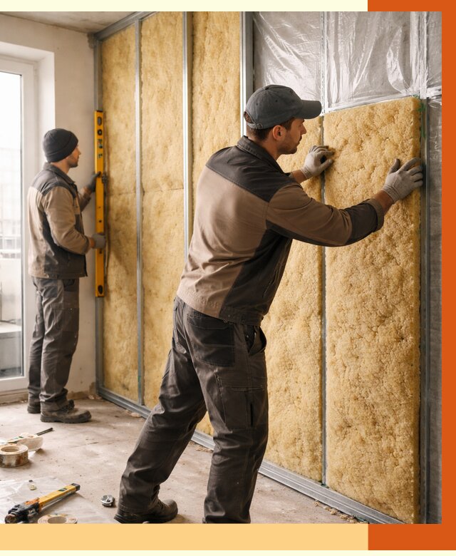 Утепление квартиры изнутри в Верхнем Уфалее от 4452 руб. за м2 | Проф. работы ТепломастерВрф