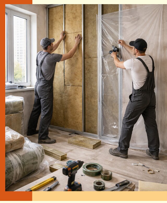 Утепление квартиры изнутри профессионально в Верхнем Уфалее