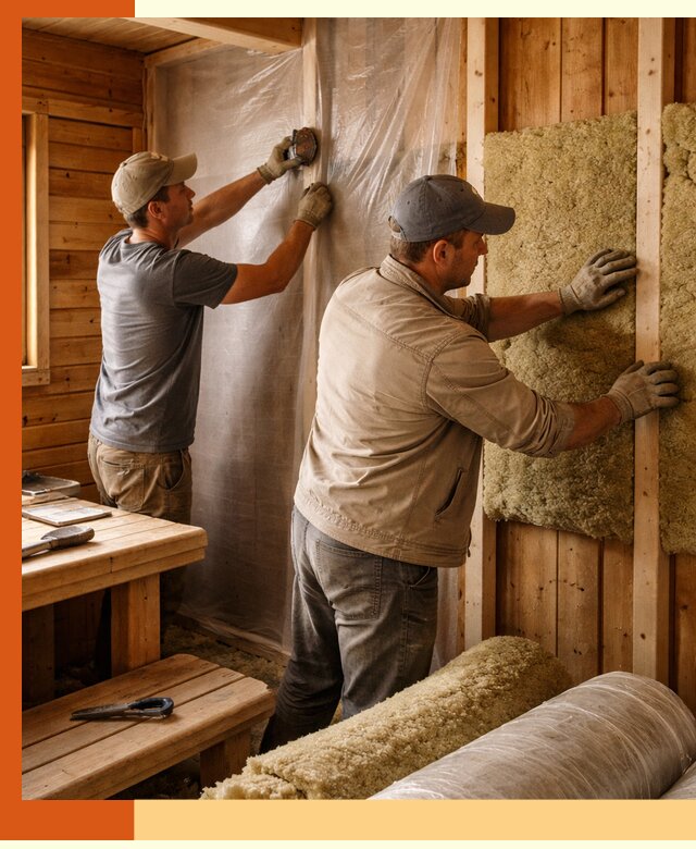 Утепление бани изнутри в Верхнем Уфалее качественно и недорого