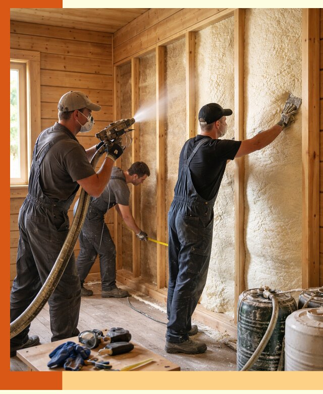 Утепление бани пенополиуретаном (ППУ) в Верхнем Уфалее