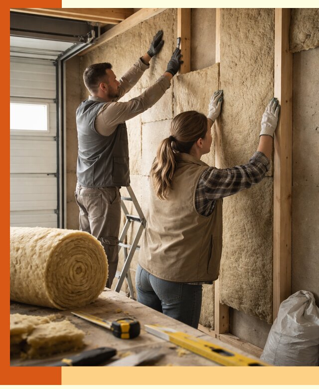 Утепление гаража изнутри в Верхнем Уфалее: быстро и надежно