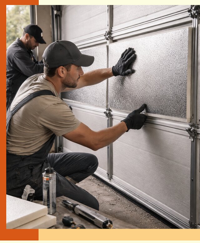 Утепление гаражных ворот в Верхнем Уфалее качественно и надежно