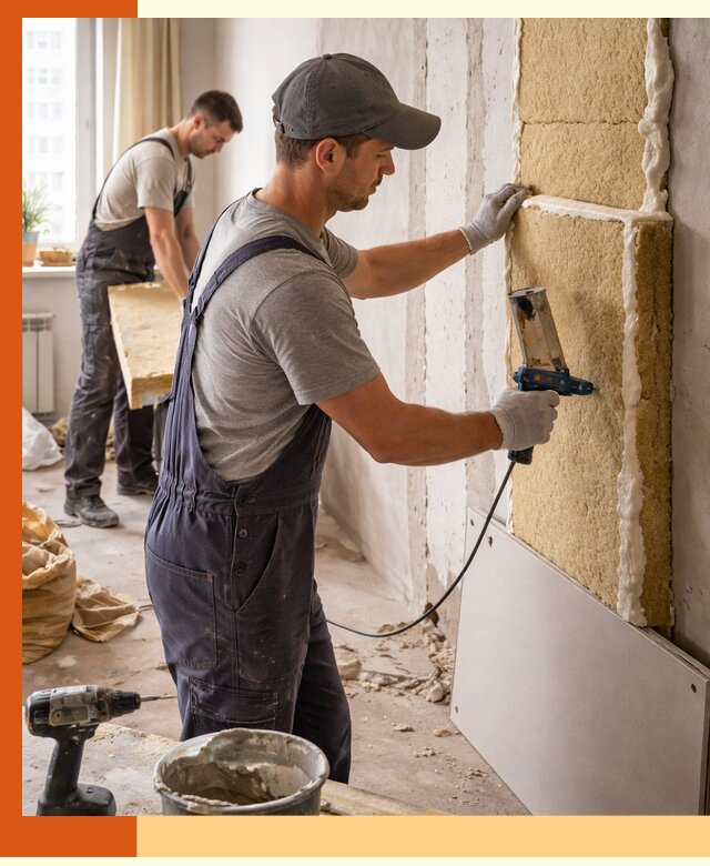 Утепление стен изнутри в Верхнем Уфалее — качественно и эффективно