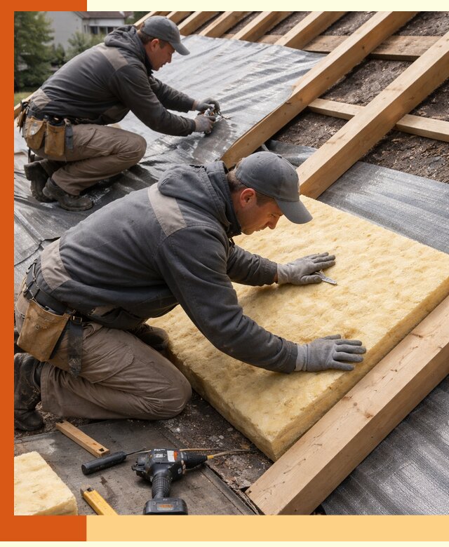 Профессиональное утепление крыши в Верхнем Уфалее качественно и надежно