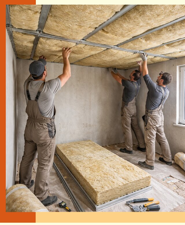 Утепление потолка в Верхнем Уфалее — тепло и без сквозняков