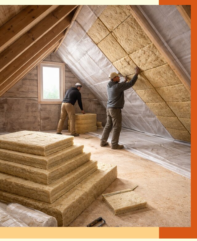 Утепление мансарды в Верхнем Уфалее от 2559 руб/м2 — комплексно и под ключ | ТепломастерВрф