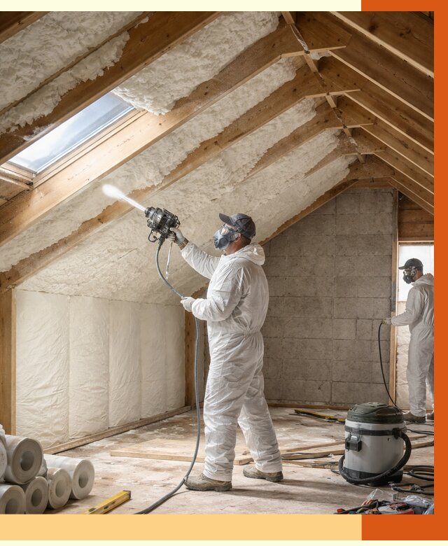 Утепление мансарды ППУ в Верхнем Уфалее от 2814 руб./м² — заказать под ключ | ТепломастерВрф