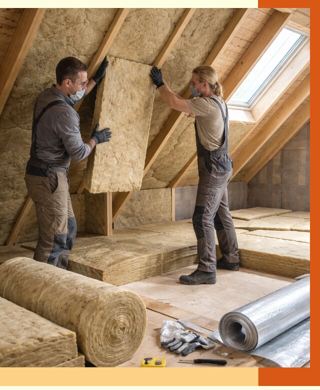 Утепление мансарды минватой в Верхнем Уфалее от 4298 руб./м2 — монтаж и пароизоляция | ТепломастерВрф