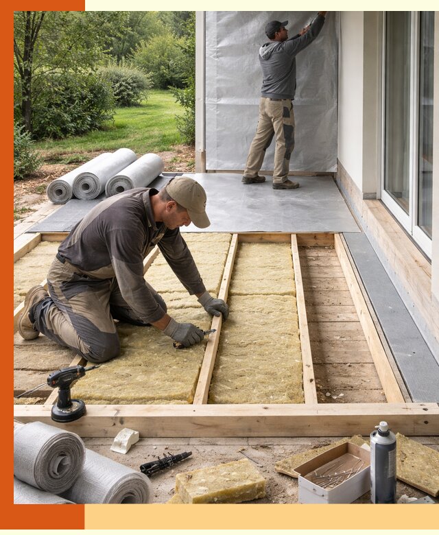 Утепление террасы в Верхнем Уфалее — тепло и защита круглогодично