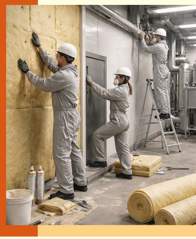 Утепление пищевого цеха под ключ в Верхнем Уфалее