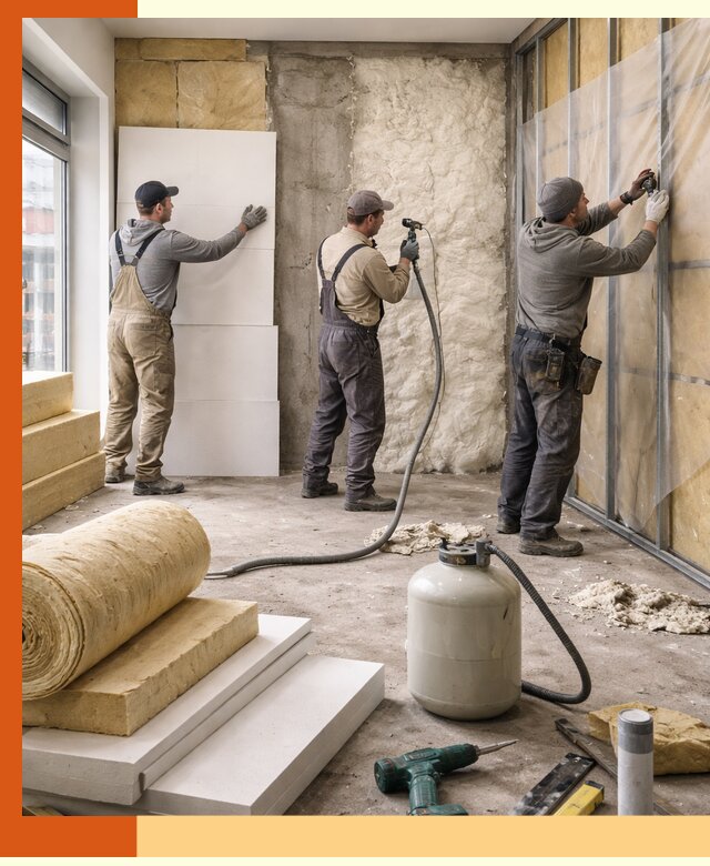 Утепление магазина в Верхнем Уфалее: комплексные решения по теплоизоляции