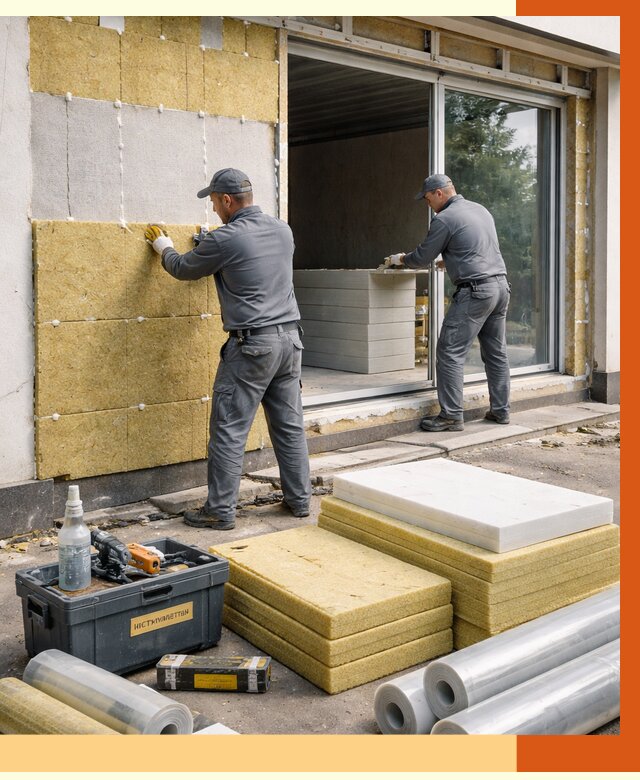 Утепление торгового павильона в Верхнем Уфалее от 14839 руб./м² под ключ | ТепломастерВрф