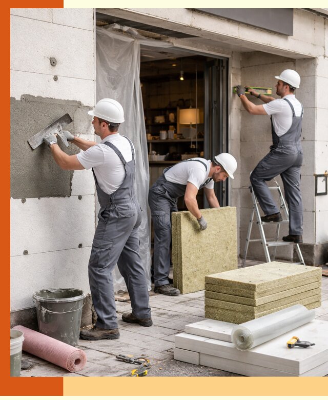 Утепление кафе в Верхнем Уфалее: профессиональная теплоизоляция и монтаж