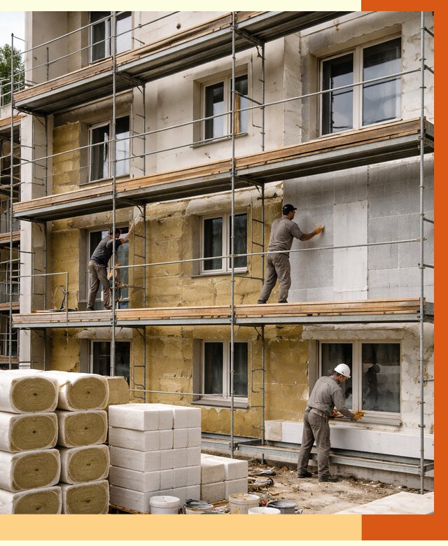 Утепление гостиницы в Верхнем Уфалее от 7368 руб./м2 — комплексно, ППУ, под ключ | ТепломастерВрф