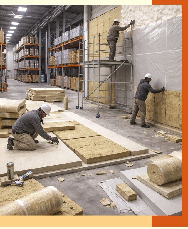 Утепление складского терминала в Верхнем Уфалее от 7676 руб./м² под ключ | ТепломастерВрф