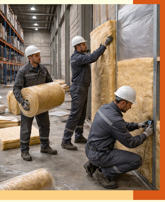 Утепление логистического центра в Верхнем Уфалее от 4605 руб/м² под ключ | ТепломастерВрф