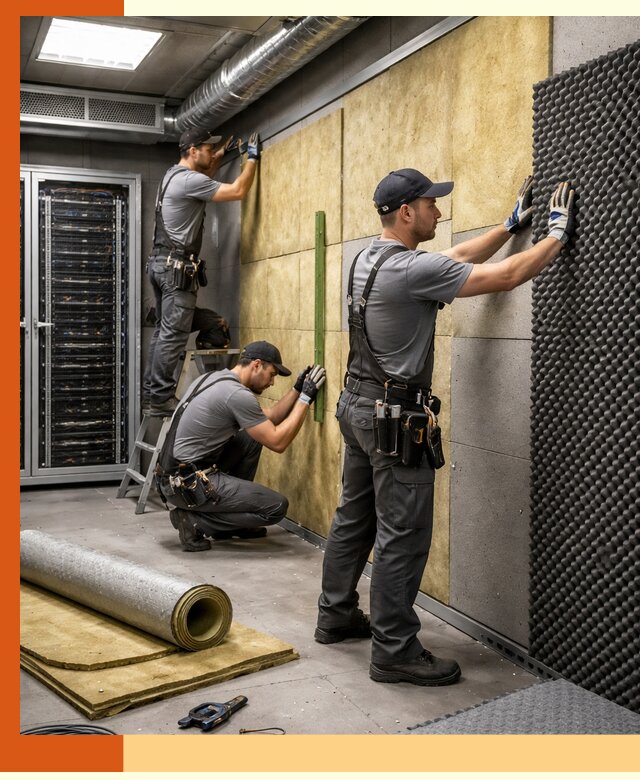 Утепление серверной комнаты профессионально в Верхнем Уфалее