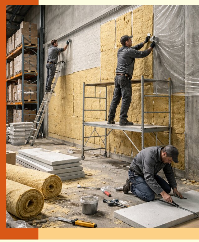 Утепление холодного склада под ключ в Верхнем Уфалее