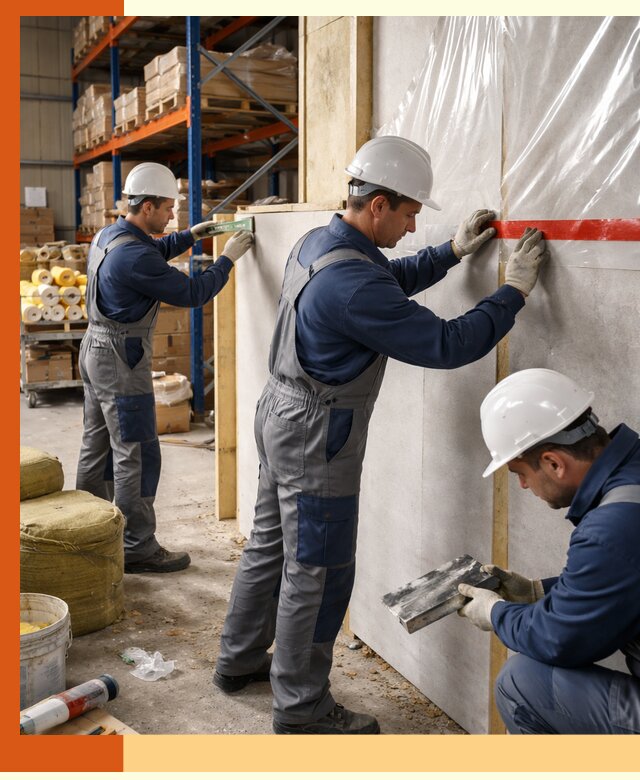 Утепление теплого склада под ключ в Верхнем Уфалее