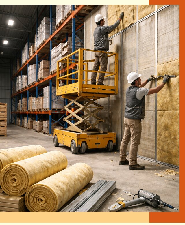 Утепление торгового склада в Верхнем Уфалее от 3275 руб/м2 — комплексно и под ключ | ТепломастерВрф