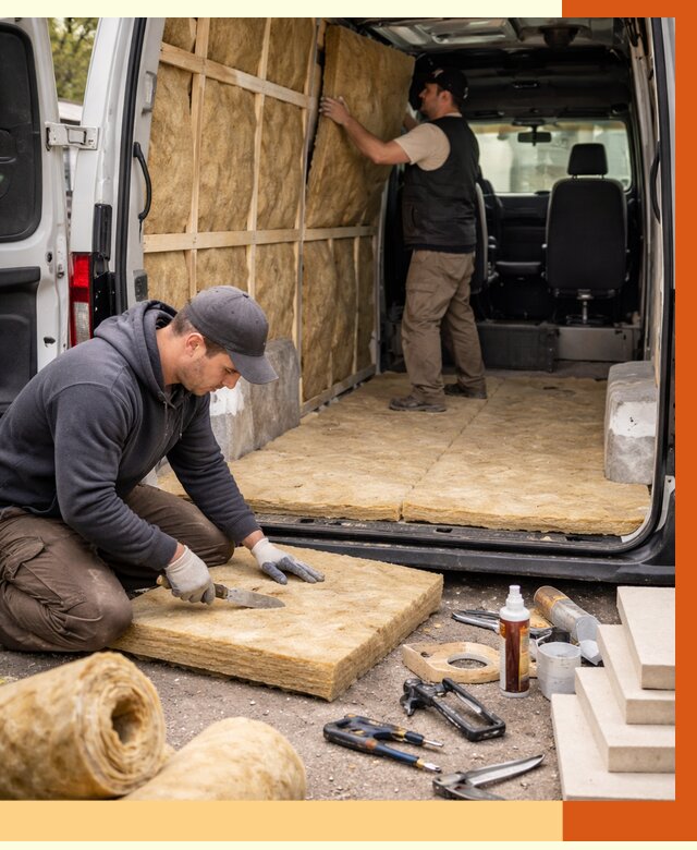 Утепление кемпера в Верхнем Уфалее под ключ от 12281 руб. — профессионально | ТепломастерВрф