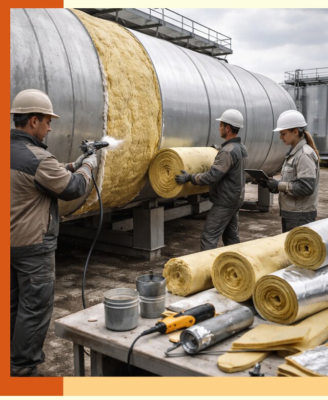 Утепление цистерны в Верхнем Уфалее — утеплители и монтаж под ключ