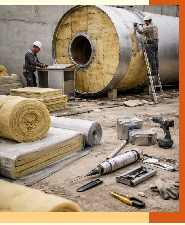 Утепление резервуара с топливом в Верхнем Уфалее от 28144 руб. под ключ | ТепломастерВрф