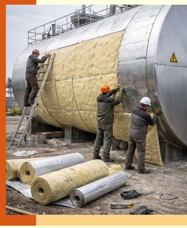 Утепление резервуаров с топливом в Верхнем Уфалее надежно и экономично