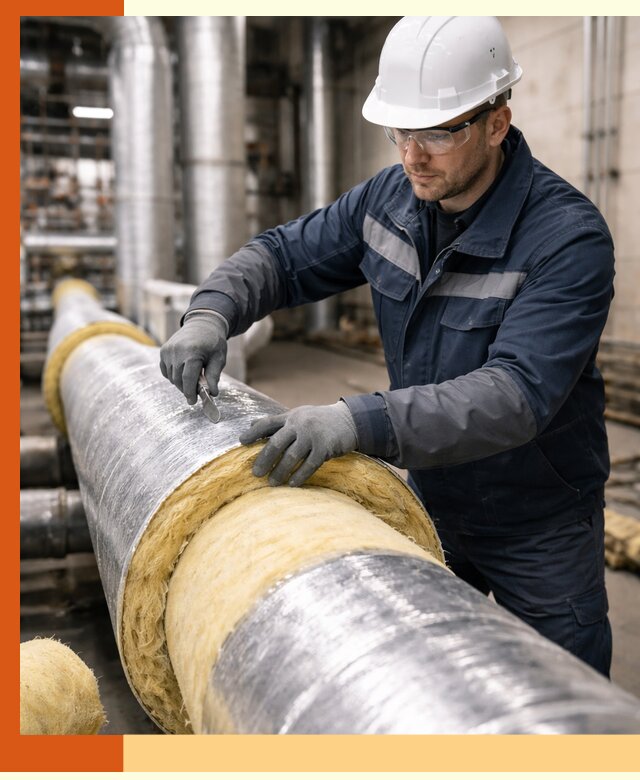 Утепление технологического оборудования и заводских установок в Верхнем Уфалее