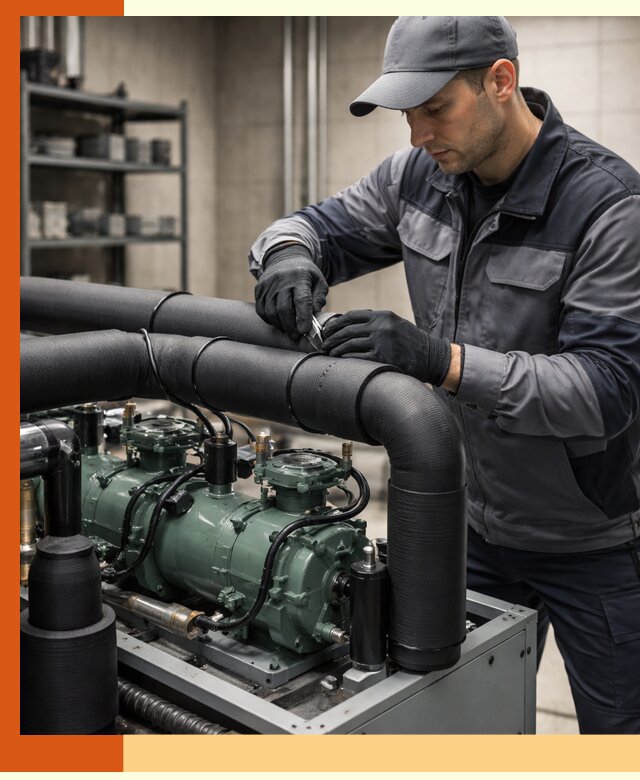 Утепление холодильного агрегата и теплоизоляция в Верхнем Уфалее