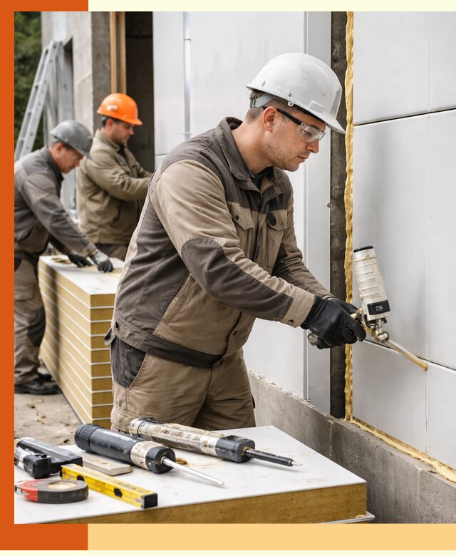Утепление сэндвич-панелей пенополиуретаном в Верхнем Уфалее