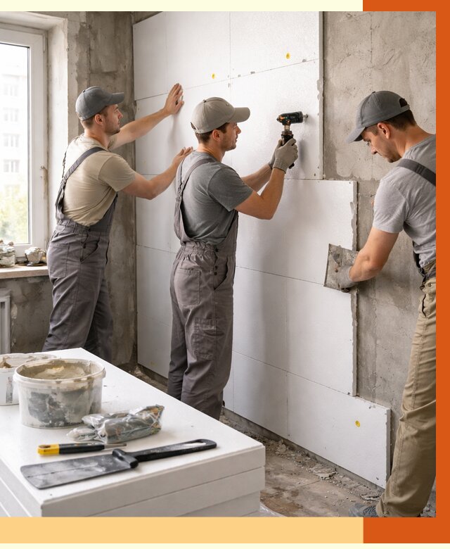 Утепление пенопластом домов и стен в Верхнем Уфалее от 1893 руб. — ТепломастерВрф