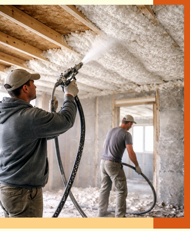 Утепление пеноизолом в Верхнем Уфалее от 1637 руб./м2 под ключ | ТепломастерВрф