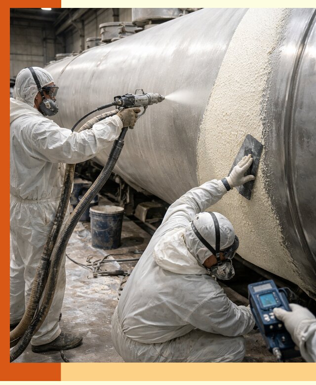 Утепление автоцистерн жидкой теплоизоляцией в Верхнем Уфалее