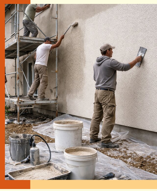 Утепление фасада жидкой пробкой в Верхнем Уфалее