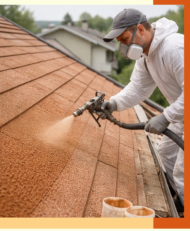 Утепление кровли жидкой пробкой в Верхнем Уфалее от 2763 руб./м² под ключ | ТепломастерВрф