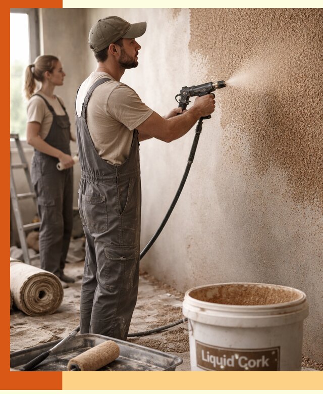 Утепление стен жидкой пробкой в Верхнем Уфалее эффективное и долговечное