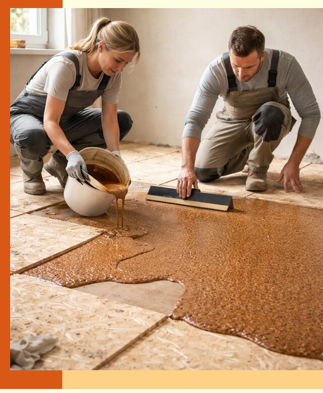 Утепление пола жидкой пробкой в Верхнем Уфалее для квартир и домов