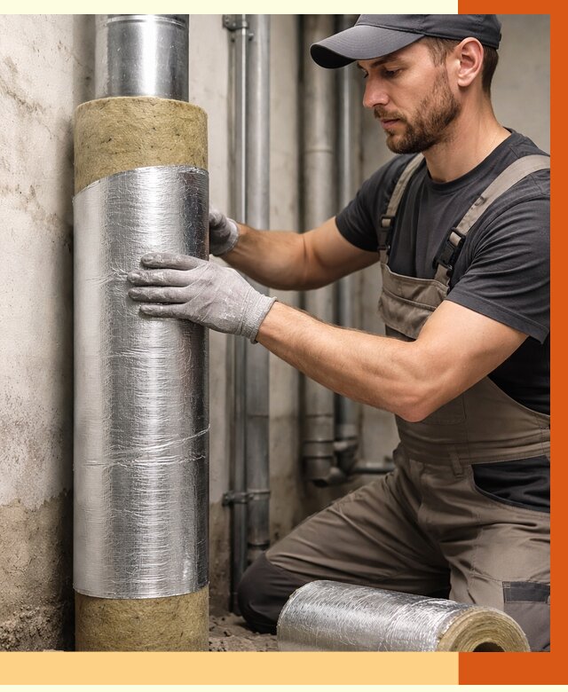 Шумоизоляция труб в Верхнем Уфалее от 1228 руб. — шумоподавление и звукоизоляция труб | ТепломастерВрф