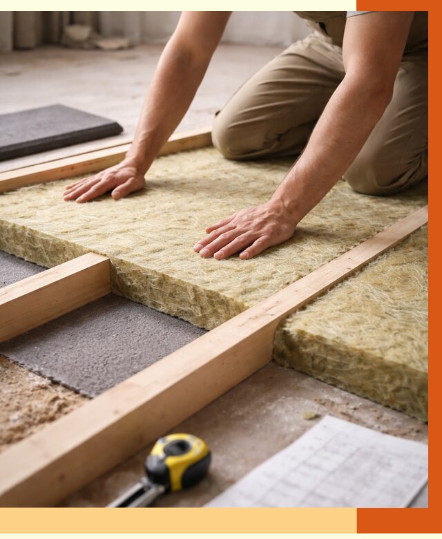 Шумоизоляция пола в Верхнем Уфалее от 1279 руб./м² — профессиональная звукоизоляция | ТепломастерВрф