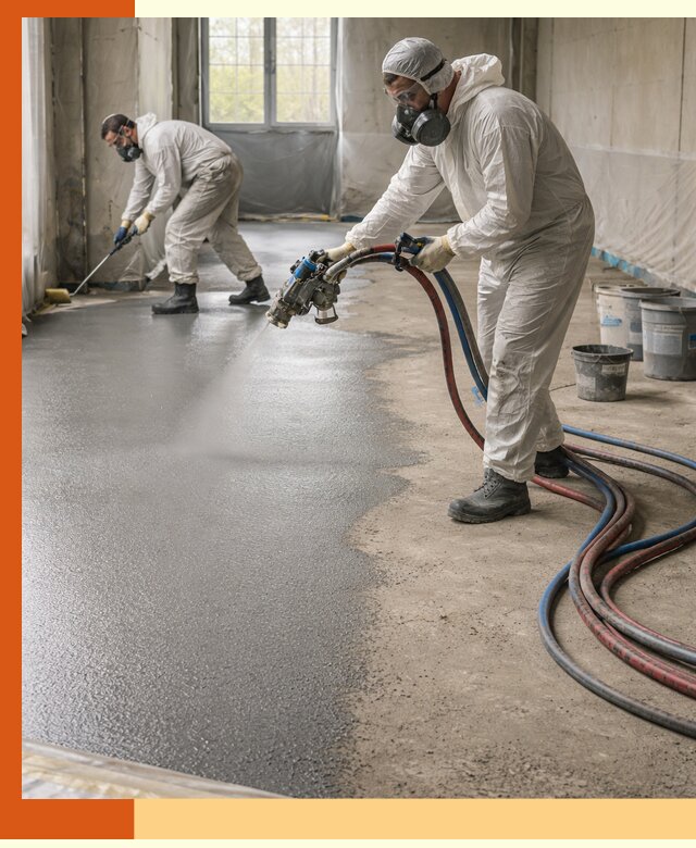 Гидроизоляция полимочевиной полов и конструкций в Верхнем Уфалее